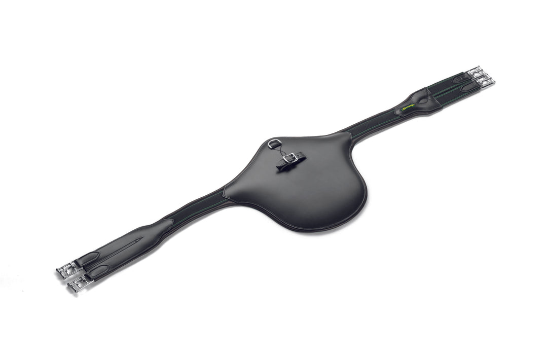 GH18AME - Amerigo Stud Girth Leather-Elastic