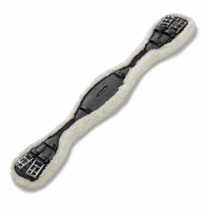 Amerigo Elastic Dressage Girth with Sheepskin