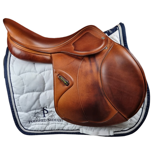 Amerigo HC Pinerolo Jumping Saddle in tan leather