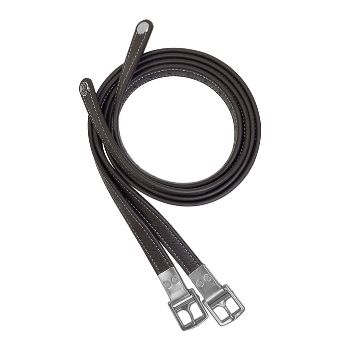 Prestige Ergoride anti-stretch stirrup leathers 3A117 in Italian bovine leather
