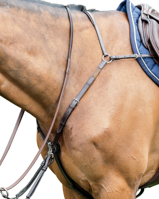 Prestige special bridge breastplate 3D029 with forked martingale