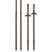 Prestige rubber grip reins 3E144 with embroidered detail