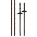 Prestige ultra-thin reins 3E149 with rubber grip and embroidery