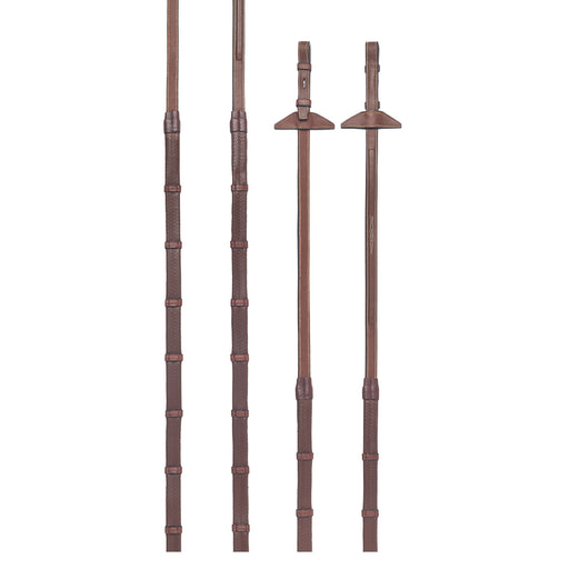 Renaissance curved rubber reins 4E146 with 7 stoppers