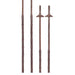 Renaissance curved rubber reins 4E146 with 7 stoppers