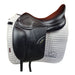 Amerigo Classic Dressage Saddle 2019 — full view, black Pinerolo calfskin leather
