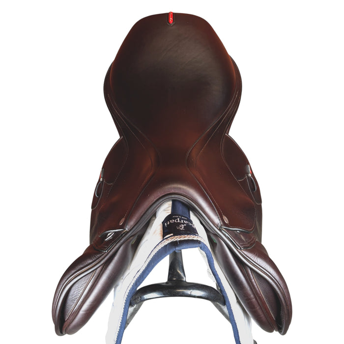 Equipe synergy jumping saddle in brown leather