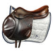 equipe expression monoflap jumping saddle in brown leather second hand and great value