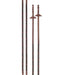 Renaissance cotton reins 4E155 with 9 stoppers and embroidered leather