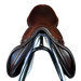 Polished Saddles brown leather 17.5 inch Equipe EKGO special jumping saddle with medium knee rolls and carbon fibre tree.