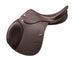 a prestige versailles jumping saddle in brown leather easily adjustable tree