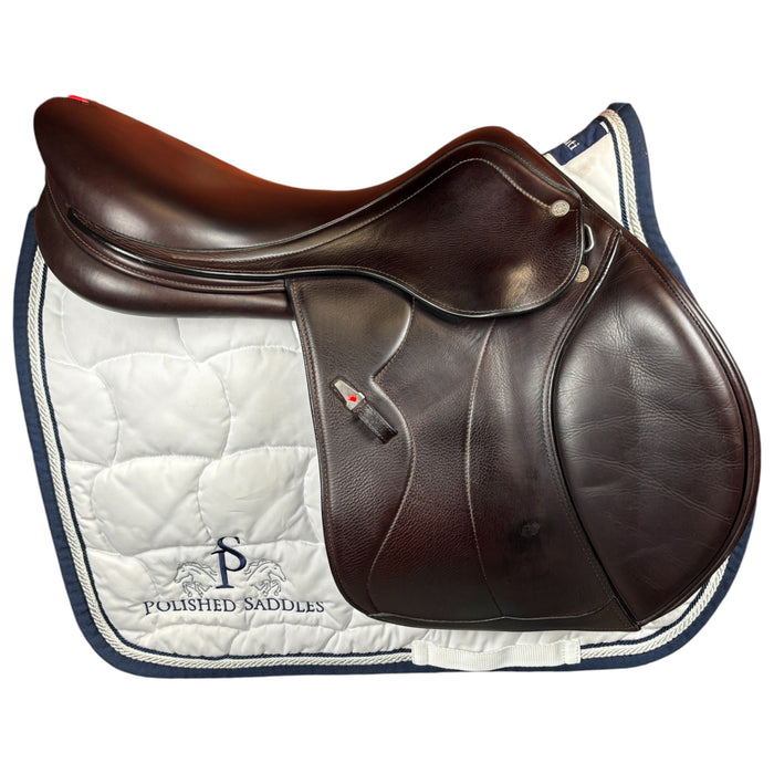 Equipe synergy jumping saddle in brown leather