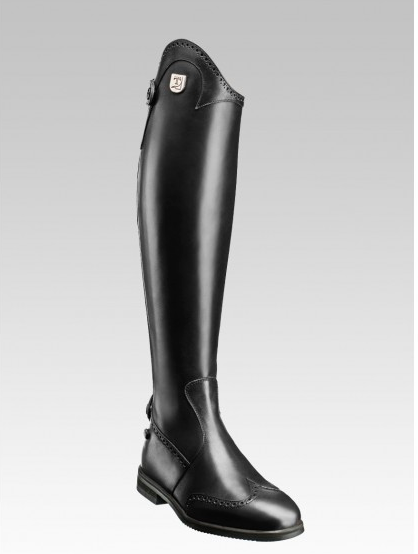 Tucci Marilyn Punched Long Boots — Polished Saddles