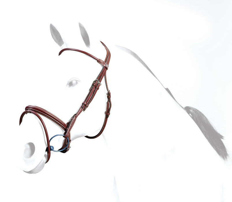 BR39 - Equipe Rolled Leather Flash Bridle